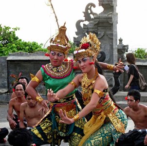 Legong Dancers, Bali